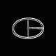 Georg Jensen. 
Sterling Silver 
Belt Buckle 
#A104 - ...