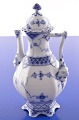 Klits Antik 
presents: 
Royal 
Copenhagen Blue 
fluted.
Full lace 
Coffee pot pre 
1900