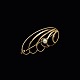 Danish 14k Gold 
Brooch with 
Pearl.