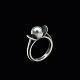 Danish Art deco 
Silver Ring - 
52mm.