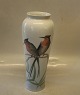 Heubach Vase 27 cm ca 1900 Art Nouveau Bird Motives