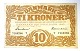 Lundin Antique 
presents: 
Denmark. 
Banknote 10 kr 
1943 T