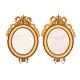 Aabenraa 
Antikvitetshandel 
presents: 
Pair of 
Gustavian gilt 
mirrors for two 
candles. Signed 
Stockholm 1799. 
H: ...