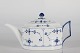 Royal 
Copenhagen Blue 
Fluted Plain 
Rare oval 
teapot ...