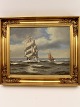 Middelfart 
Antik presents: 
Steen 
Bille marine 
painting oil on 
canvas