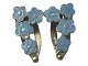 Michelsen Silver and enamel
Forget-me-not earflaps