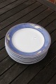 Magnolia Blue Danish porcelain, dinner plates 25cm.