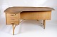 Boomerang desk - Design by Peter Løvig Nielsen 1956 - Hedensted furniture 
factory - teak & brass - 1960s
Great condition
