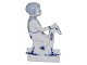 Antik K 
presents: 
Blue 
Fluted
Figurine, boy 
on rocking 
horse