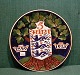 Antikkram 
presents: 
Aluminia 
faience 
Denmark,
commemorative
plate, Danish 
Constitution 
Day 5th of June