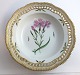 Royal Copenhagen. Flora danica. Deep plate with openwork edge. Diameter 24.5 cm. 
Model 3547. (1 quality). Dianthus superbus L