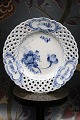 Royal Copenhagen, Blue Flower curved plate / dish with pierced edge. 
10/1636...