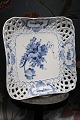 Royal Copenhagen, Blue Flower curved square salad dish with pierced edge. 
10/1523...