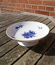 Blue Flower Plain Danish porcelain. Round bowls 21cm on stand