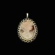 14k Gold Cameo Pendant.