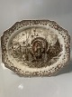 Serving platter 
English.
Motif: Turkey 
and ...