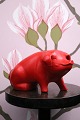 Decorative, old 
piggy bank in 
red painted 
terracotta ...