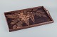 Emile Gallé.
Large tray in 
fruitwood.