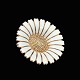 Bernhard Hertz. Gilded Sterling Silver Daisy Brooch with ...