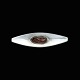 Regnar Leth - Copenhagen. Sterling Silver Brooch with Amber.
