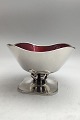 Danam Antik 
presents: 
C. C. 
Hermann 
Sterling Silver 
Footed Bowl F52 
(Red Enamel)