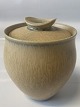 Jam / mustard bowl saxbo stoneware with hare fur glaze.