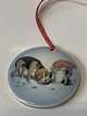 Bing & Grondahl Wiberg Christmas ornament.
Santa and dog.