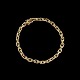 Danish 14k Gold Anchor Chain Bracelet.