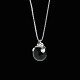 Bestik.dk presents: Royal Copenhagen. Sterling Silver Pendant with Porcelain Ball.