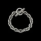 Bestik.dk presents: Viggo Pedersen - Copenhagen. Silver Anchor Chain Bracelet. 62g.