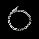 Bestik.dk presents: Danish Silver Anchor Chain Bracelet. 28g.
