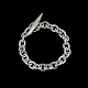 Bestik.dk presents: Danish Silver Anchor Chain Bracelet. 63g.