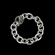 Bestik.dk presents: Danish Silver Anchor Chain Bracelet. 70g.