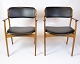 Set of Two 
Armchairs - 
Model OD50 - 
Rosewood and 
Black ...