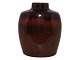 Antik K 
presents: 

Royal 
Copenhagen art 
pottery
Unique brown 
vase by Nils 
Thorsson