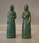 Sv. Lindhart 
Salt & Pepper 
green glazed 
Asian couple 
18.5 cm