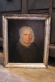 K&Co. presents: 
Fine 
Empire woman 
portrait 
painting, oil 
on canvas from 
around 
1780-1840 in 
silver frame...