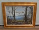 Painting: Oil 
on Canvas 
Mariager Fjord 
Signed e. ...