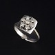 Reerslev, 
Denmark
14 kt white 
gold ring with 
...