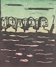 Åke Holm
Woodcut with 
biblical motif.