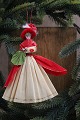 Old Christmas 
tree ornament, 
nice lady with 
sleeve and ...
