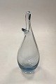 Holmegaard 
Duckling / Beak 
Vase of 
clear/aqua 
colored glass