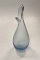 Holmegaard 
Duckling / Beak 
Vase of 
clear/aqua 
colored glass