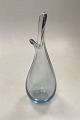 Holmegaard 
Duckling / Beak 
Vase of 
clear/aqua 
colored glass