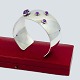 N. E. From; 
Bangle of 
sterling silver 
with amethyst