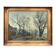 Ole Ring, 
1902-72, oil on 
canvas. View 
from a village. 
...