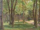 French artist
Forest Scene 
from Toulon.
Oil on canvas.