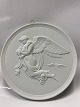 Royal 
Copenhagen 
Bisquit plate 
by Thorvaldsen, 
night.