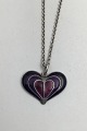 David Andersen 
Sterling Silver 
/ Enamel Heart 
Pendant + ...