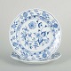 Meissen, Blue 
Onion
2 lunch 
plates, early 
20th century.